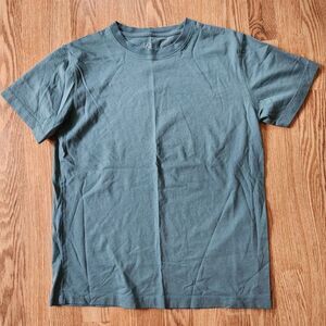 Original Use Pullover Tshirt Medium Casual Tee Crew Neck Short Sleeve Teal Green